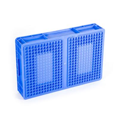 China Contrast Mesh High Quality Industrial Plastic Crate Storage Logistics EU Box for sale