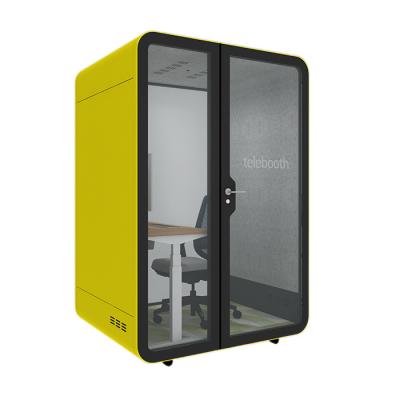 China (Other) Adjustable Soundproof Mobile Phone Booth Office Meeting Booth Easy Assemble Acoustic Booth for sale