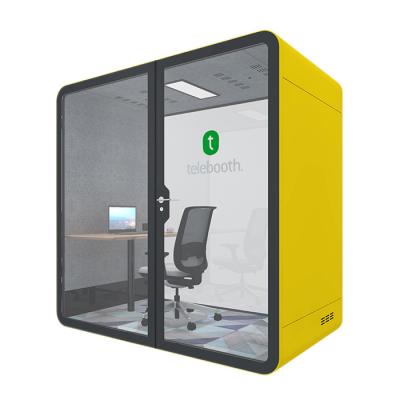 China Office Adjustable Pod (Other) Soundproof Noise Reduce Work Soundproof Booth Meeting Large Office Pod for sale