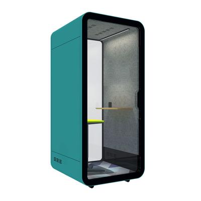 China Mini Telephone Booth Privacy Pod (Other) Home Office Booth Proof Pod OEM Soundproof Acoustic Booth Room Adjustable Soundproof Pod for sale