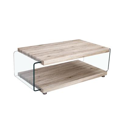 China Homemade MDF modern glass coffee table contemporary hot sale new design for sale