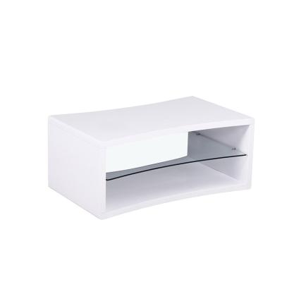 China Contemporary MDF White or Oak Paper Veener MDF Coffee Table for sale