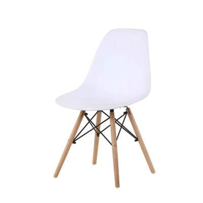 China Wholesale Contemporary PU And Wooden Legs Dining Chair for sale