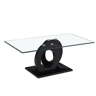 China Easy To Clean Fashion Double U Shape Dining Table for sale