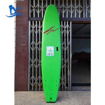 China 8' Soft Top Unisex Foam Surfboard Beginner Surfing Longboard Customized for sale