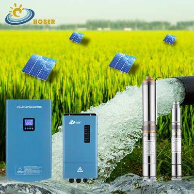 China HOBER 3hp 2.2kw single phase solar pumping inverter for irrigation water supply 58*33*28 for sale