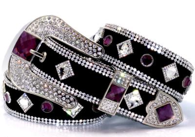 China factory price rhinestone beaded belts western for woman for sale