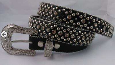 China width 30mm rhinestone belts in western style for cowgirl for sale