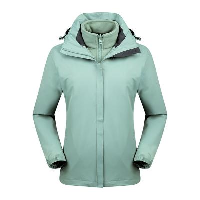 China Windproof Jacket 3 in-1 Ski Jacket Winter Fleece Raincoat Mountain Snow Skiing Hood Waterproof Breathable Male Female Waterproof Jacket for sale