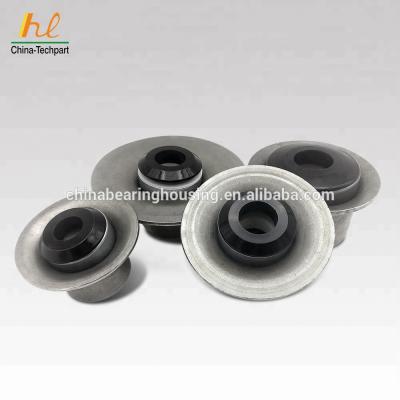 China Conveyor Roller Idler Roller Bearing Housing For 133mm Pipe for sale