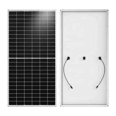 China Mono Solar Power Generation 48V 500W 550W 600W 10BB PV Mono Bifacial Photovoltaic Solar Power Panel à venda