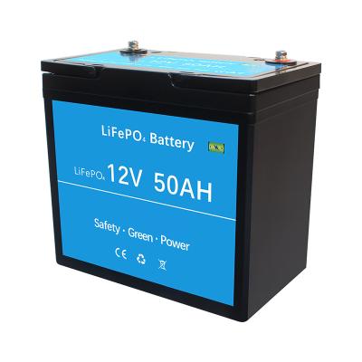 China Building Home Appliances Rugged Renewable Energy Batteries Solar Deep Cycle 12v 50ah Lithium Ion Battery for sale