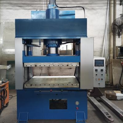 China Leaher F120T vertical hydraulic thinsulate fabric leather cutting machine with heating and cooling function for sale