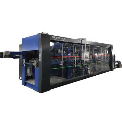 China High Speed ​​Automatic Plastic Thermoforming Machine Plastic Blister Vacuum Forming Machine Fast Food Box PP PS PET OPS PLA Ce for sale