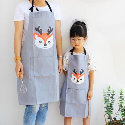 China Eco - Friendly Garden Cooking Work Plain Cotton Child Canvas Apron for sale