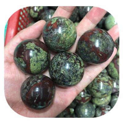 China Wholesale Europe Quartz Crystal Dragon's Blood Polished Healing Stone Crystal Ball For Souvenir Gift for sale