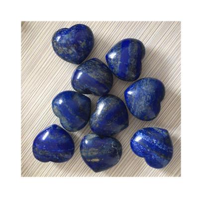 China Europe wholesale hand carved natural blue lapis lazuli heart shaped rocks like home stone for sale for sale