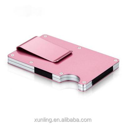 China New Model Credit Card RFID Credit Card Holder With Money Clips Or Card Holder for sale