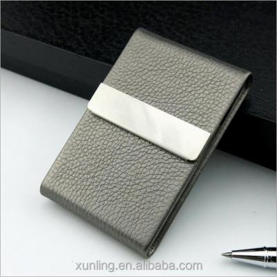 China Double Side PU Leather Business Card Holder and Name Card Holder for sale