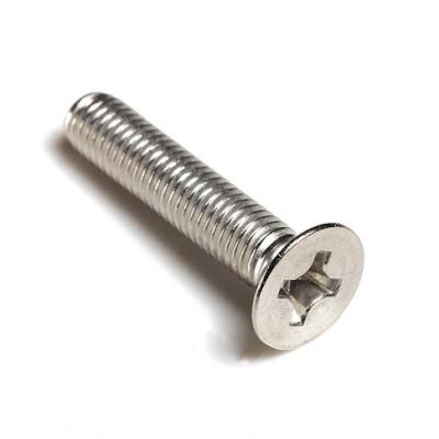 China Carbon Steel Flat Head Screw for sale