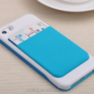 China High Newest Factory Price Elastic Lycra Card Case / Holder Multi-fuctional Phone Protectors for sale