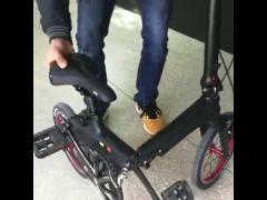 How to use the folding bike