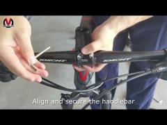 How to install SAVA carbon fiber mountain bike？