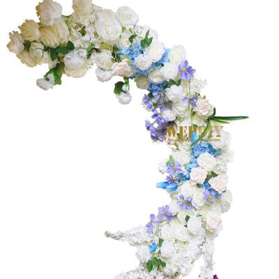 China Wedding guide flowers new arch half-curved forest wedding arch wedding supplies props floral decoration for sale