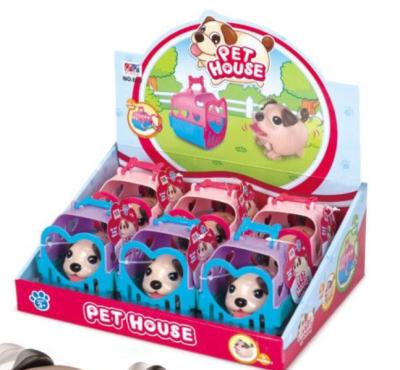 China Carry Gift 602 Mini Pet Toys Play Set Waliking Carry Dog Running Jump Carry Platic for sale