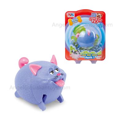 China Mini New Item Indoor Carry-on Toys Walking Cat With Animals Toys For Children Animals Toys for sale