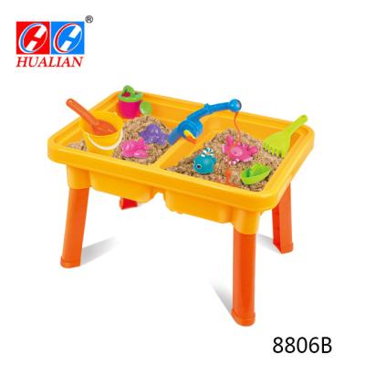 China TOY Beach Toy WaterPark Sand&Water MODEL Table Toy Set With Pool and Fishing Game Toy For Kids for sale