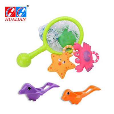 China Game Hualian Baby Bath Toys Fishing Game Water Toy Floating Multi-Coloured Set For Bathtub Pool Best Gift for sale