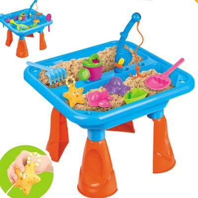 China Outdoor summer beach toy set kids plastic sand water table Outdoor summer beach toy set kids plastic sand and water table for kids for sale