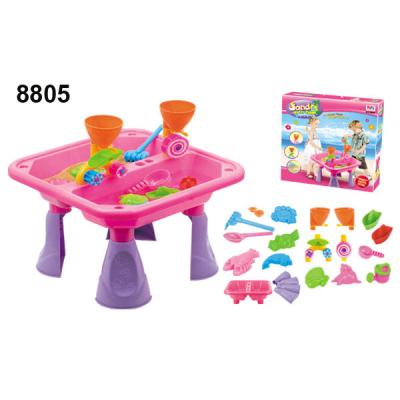 China Eco-friendly pp summer outdoor products plastic sand beach and water table diy tool toy toys for sale