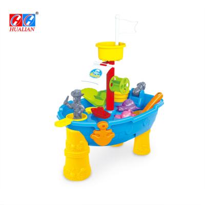 China Fun for Beach Amazon Hot Sale Summer Beach Sand and Water Toys Playing Table Toy Set for Kids--24pcs for sale