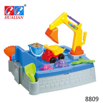 China Plastic Outdoor Toys Sand Beach Box Truck Toys Water Game Set Summer Toys Beach Set Boat For Kids for sale