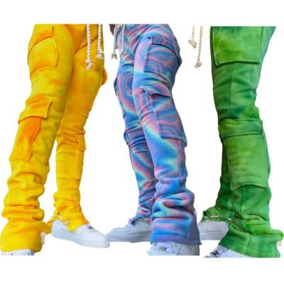 China S8155-customization winter QUICK DRY cargo pants thick QUICK DRY women streetwear gaiters pant link dye cargo pants for sale