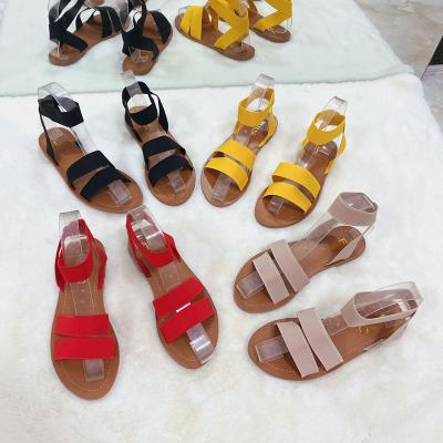 China 2021 fashion trend new summer women's hot red spot slipper sandals manufacturers European and American sandals slips shoes wholesale for sale