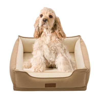 China Dropship Waterproof Luxury Orthopedic Fleece Warm Dropship Dog Bed Amazon Pet Bed for sale