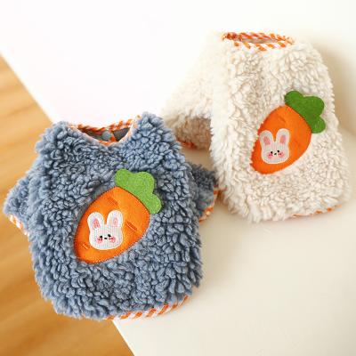 China New Viable Teddy Pet Clothes Autumn And Winter Pet Clothes Coral Velvet Fleece Cartoon Cute for sale