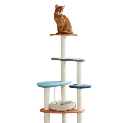 China 2021 Cat Tower Cat Furniture High Quality Modern Living Bedroom Sisal Large for sale