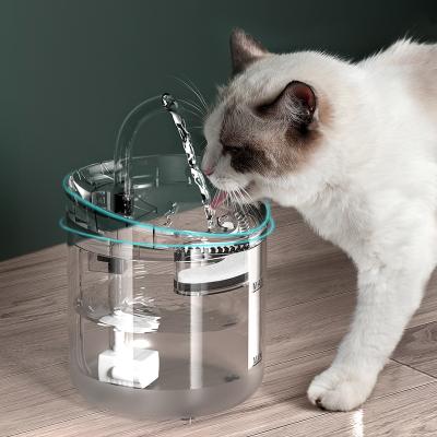 China New Pet Sustainable Water Vending Machine Cat Filter Water Dispenser Flowing Pet Kitten Circulation Smart Water Feeder for sale