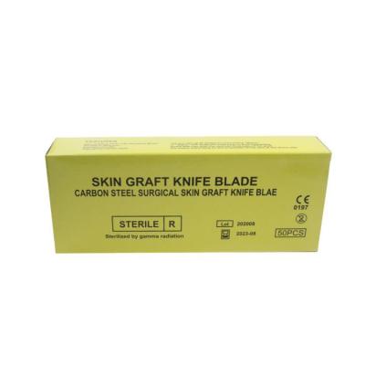 China Dermatome Surgical Medical Disposable Blades Skin Graft Sterile Knife Blade for sale