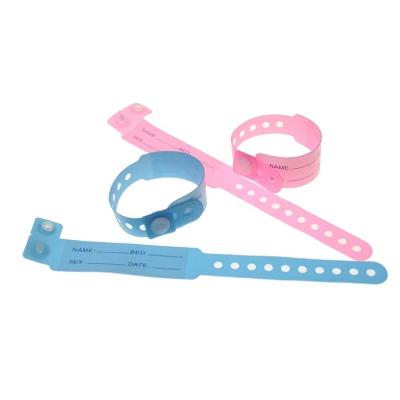 China Plastic or PVC Premium Quality Hospital Patient ID Band Wrist Strap ID Band for sale