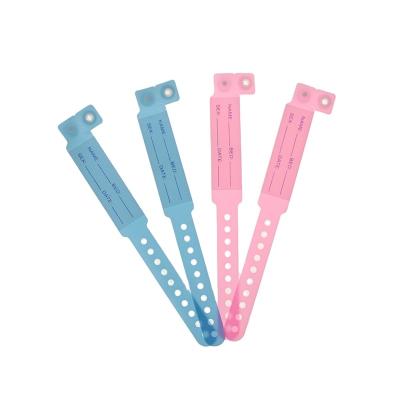 China Medical Plastic or PVC Hospital Patient ID Band Wrist Strap Child ID Wristband ID Band for sale