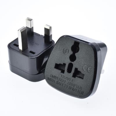 China USA AUS NZ Commercial Universal Switzerland Euro To UK Plug Adapter With Security Shutter CE Certificate for sale