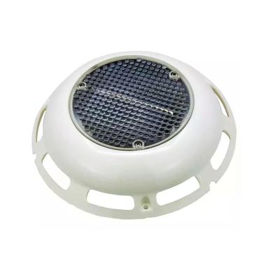 China Solar Powered Marine Boat Yacht Roof Marine Yachat Trailer Caravan Roof Attic Fan Stainless Steel Duct for sale