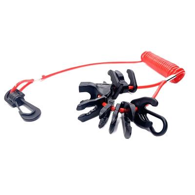 China Marine Yacht Motor Boat Accessories Boat Motor Pontoon Motor Kill Switch 11Keys With Lanyard Safety for sale