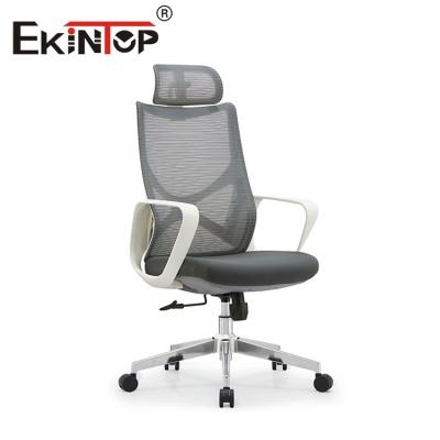 China Ekintop hot sale style office furniture office chair second hand eronomic rotation desk chairs (old) for sale