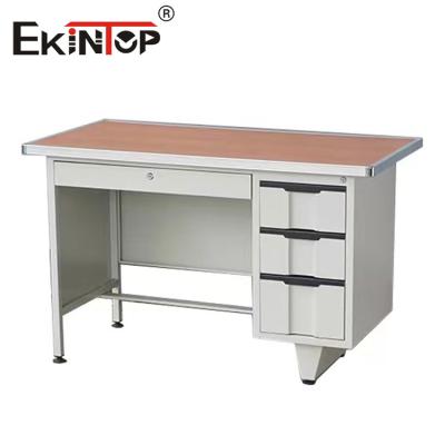 China (Size)Ekintop Adjustable Office Table Frames Metal Desk Frame Home Office Office Luxury With Storage for sale